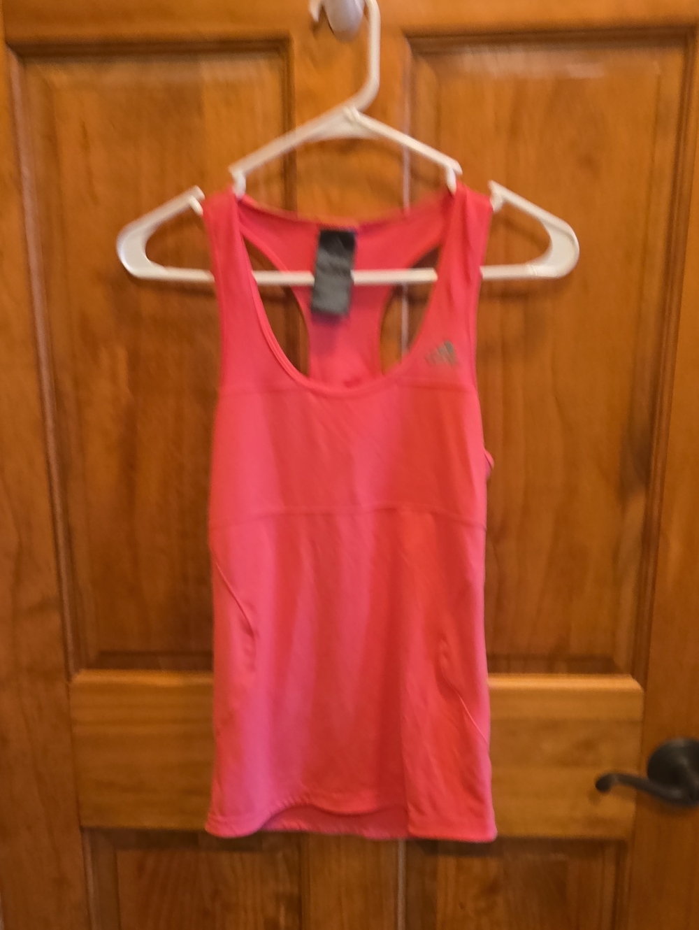 Adidas Women's Pink Racerback Tank Top